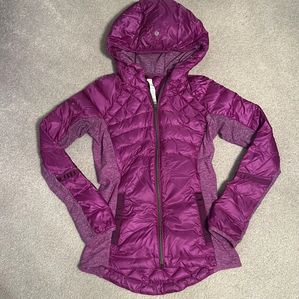 Lululemon Purple Down For A Run jacket - Picture 3 of 6
